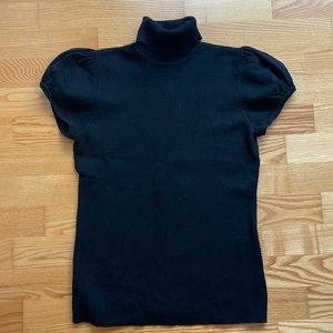 Kenar Merino wool turtleneck puff sleeves sweater. Size XL